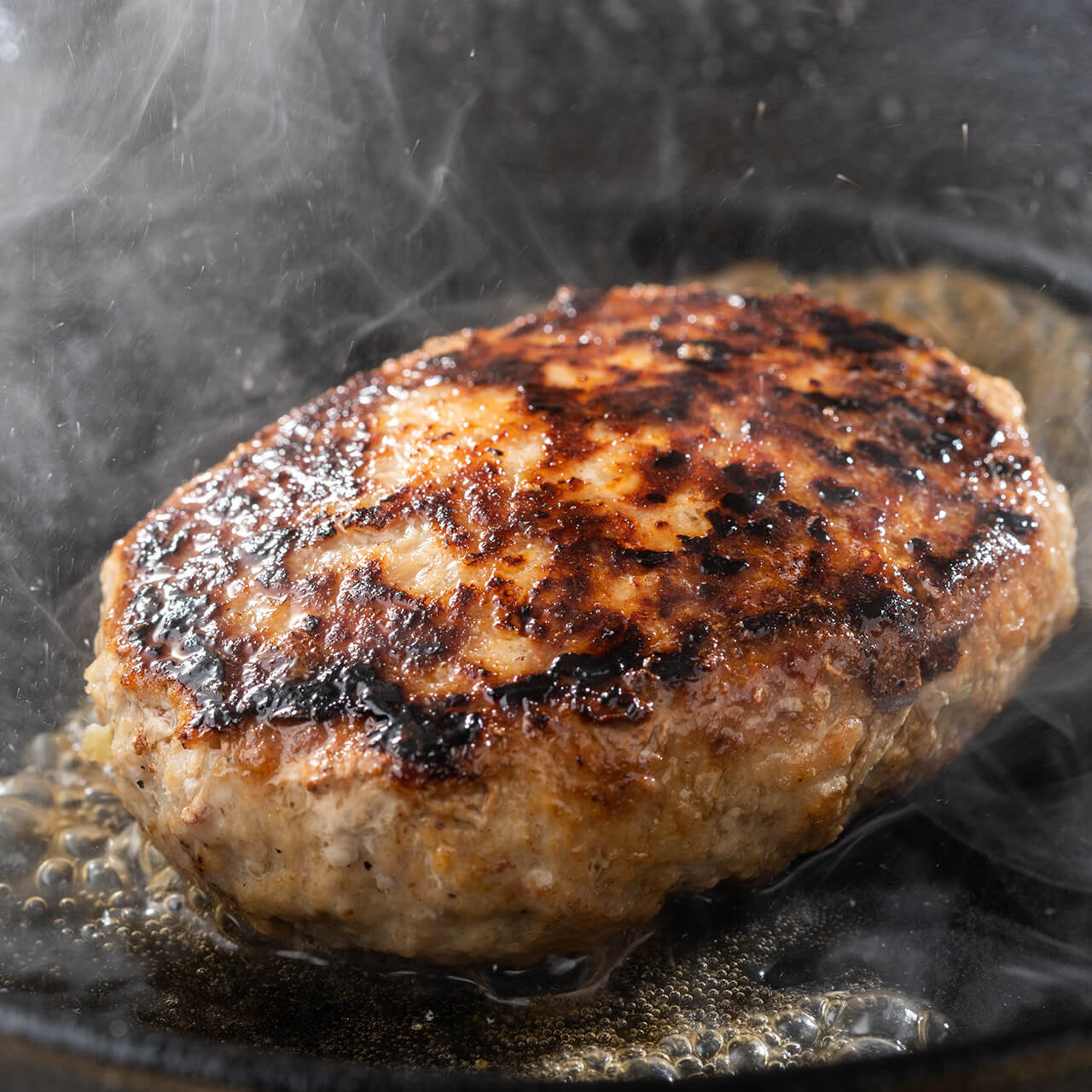 山地酪農珠の牧ビーフ100%手作りハンバーグ(120g)